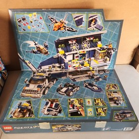Box Damage but NSIB NIB New LEGO 8635 Agents Mobile Command Center Sealed