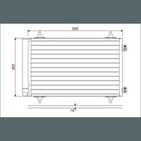 Valeo 814366 Kondensator, Klimaanlage
