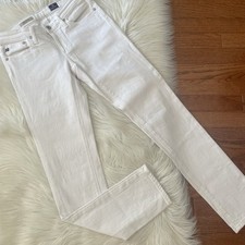 Adriano Goldschmied AG The Stilt Cigarette Jeans White Size 26