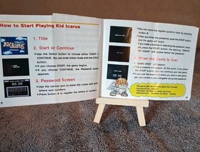 Authentic 1987 Kid Icarus NES Manual Only - Well-Loved / Half Cover Left! 👼🏹