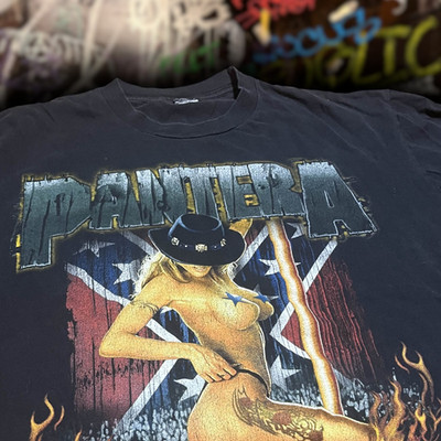 Rare Vintage Y2K Pantera T-Shirt w- Stripper 2000s