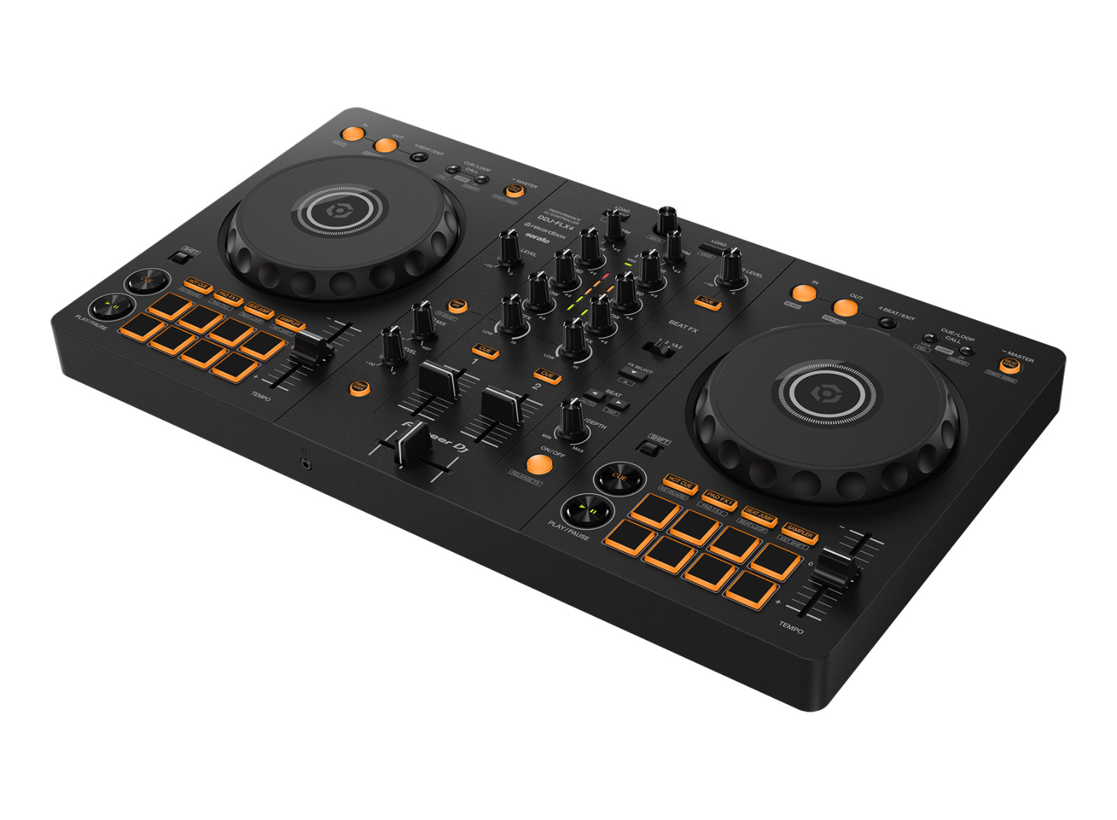 Pioneer DJ DDJ-FLX4 2-Channel DJ Controller - Black