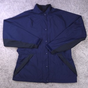 FootJoy Dryjoys Jacket Womens Medium Long Sleeve Wind Rain Shirt Laminated Navy