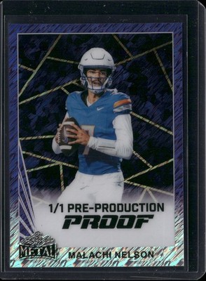 Malachi Nelson 2024 Leaf Collective Blank Back Proof 1/1