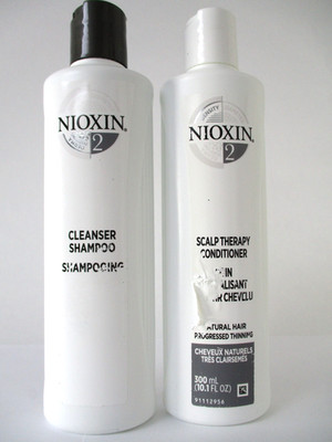 Nioxin System 2 Cleanser Shampoo & Scalp Therapy Conditioner 10.1 oz (scuffed)