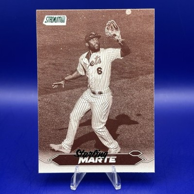 2024 Topps Stadium Club Starling Marte Sepia Parallel #131 New York Mets