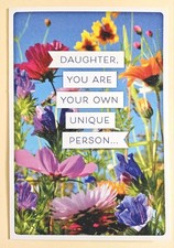 Happy Birthday Daughter /Greeting Card incl. Envelope 5 7"