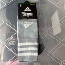 Adidas NWT Gray Copa Zone Soccer Sock, Youth Small 13C-4Y
