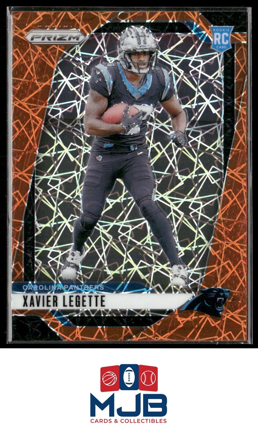 2024 Panini Prizm Xavier Legette Lazer Rookie #398 Carolina Panthers