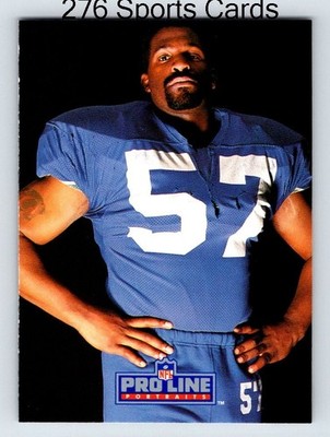 1991 Pro Line Portraits #167 Tony Woods Seattle Seahawks Football Card