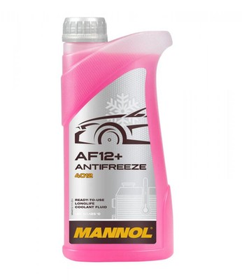 Mannol Antifreeze AF12+ Longlife Frostschutz FORD WSS-M97B44-D 1L Flasche