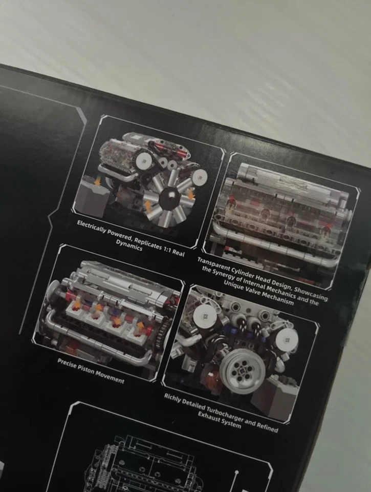 modello realistico funzionante motore V8 con supercharger - Immagine 2 di 3