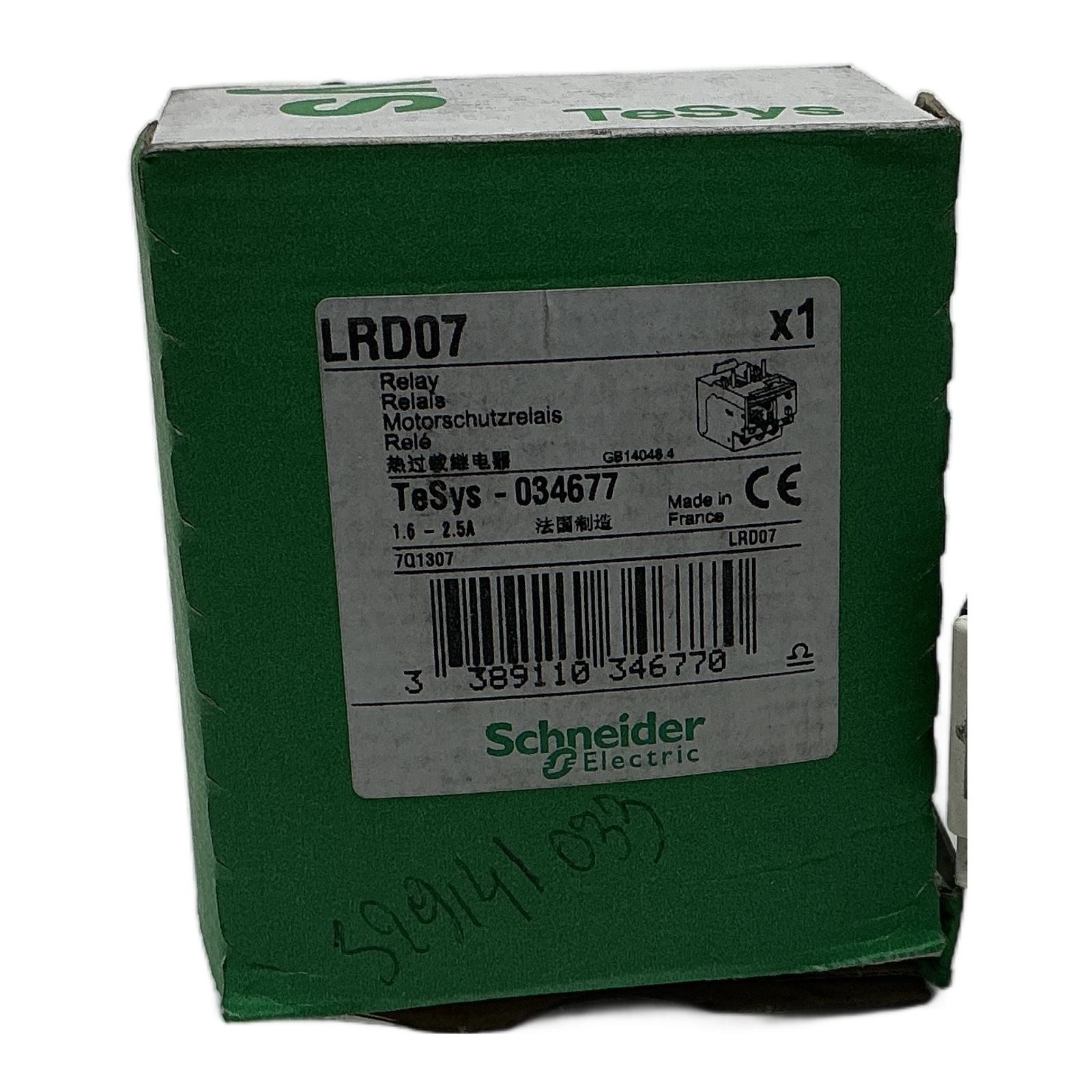 LRD07 034677 SCHNEIDER ELECTRIC, Schneider Electric Rele Termico di ............