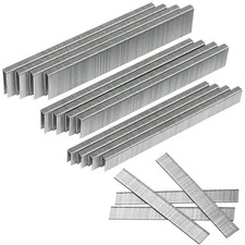 18 Gauge 1600 Count Narrow Crown Staples 1/4" & Brad Nails 5/8" Galvanized Set