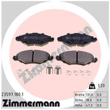 Satz Bremsbeläge Bremsklötze vorne für Peugeot 206 2A/C SW 2E/K 306 7A | 2391