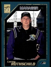 Larry Rothschild 2001 Topps #341 Devil Rays MLB READ FREE SHIPPING AutographDen