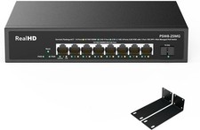 8 Port 2.5G Gigabit PoE Web Managed Switch w/...