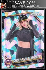 Sarah Ashlee Barker 2025 Panini Prizm WNBA Ice Prizms #142 Los Angeles Sparks