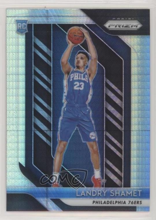 2018-19 Panini Prizm Hyper Prizm Landry Shamet #199 Rookie RC e8i