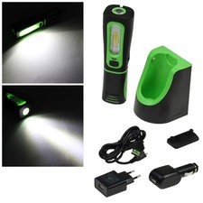 Profi Led AKKU Stableuchte 250lm IP44 Ladestation Magnethalter / Arbeitsleuchte