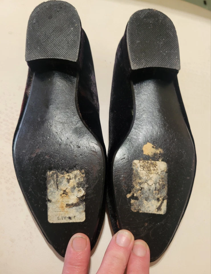 Zapatos planos de terciopelo para mujer Night Life By Life Stride talla 6,5 M Foto 4 de 4