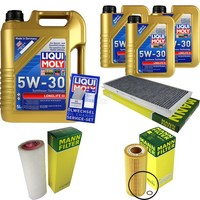 Mann Inspektionspaket 8L Liqui Moly Longlife III 5W-30 FüR BMW X5 E53 3.0D