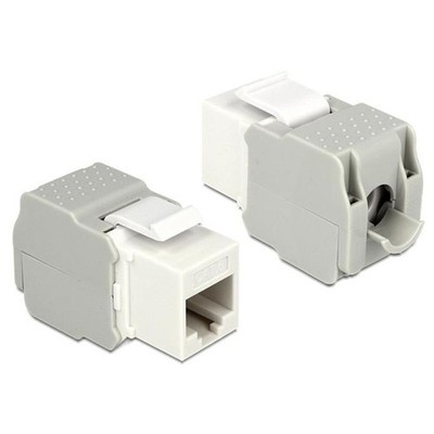 Delock Keystone Modul RJ45 Buchse > LSA Cat.6 UTP weiß # 86341