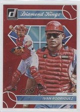 2023 Panini Donruss Diamond Kings Holo Red 507/2023 Ivan Rodriguez #3 HOF 0h29