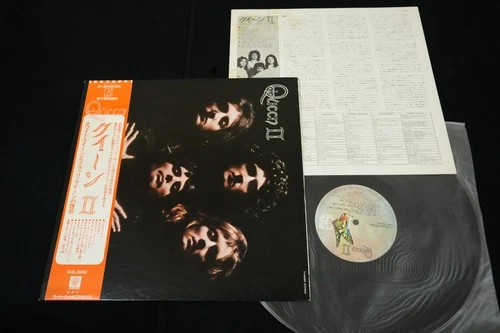 QUEEN - QUEEN II - 1st pressing JAPAN VINYL LP OBI GATEFOLD P-8456E