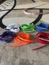 NEW  SHOELACES  Flat Laces Replacement Off-White "The Ten" FREE SHIPPING