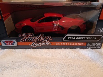 2020 Chevrolet Corvette C8 Stingray Red ''Timeless Legends'' 1/24 Diecast Model 