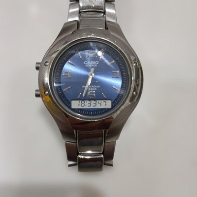 CASIO EDIFICE EFA-105 Blue Analog Digital Watch