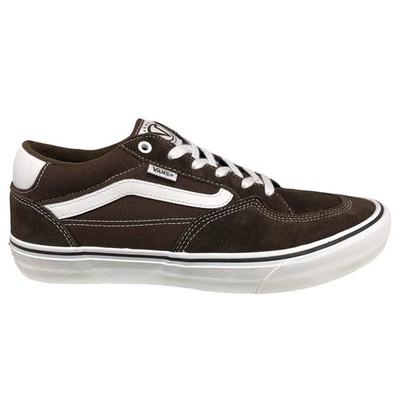 Vans Skate Rowan Pro Skateboarding Shoe Size 12 Men's Dark Brown Pop Cush