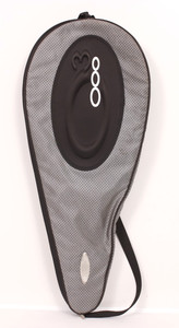 Prince O3 Tennis Racquet Bag Cover Carrying Case w/ Shoulder Strap Black Silver