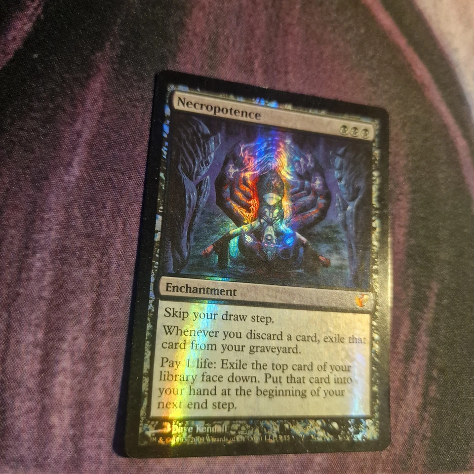 FOIL Necropotence FTV From Vault Exiled MTG Magic the Gathering Cards See Photos - Image 2 of 4