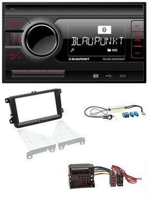 Blaupunkt MP3 Bluetooth DAB 2DIN SD USB Autoradio für VW Seat Skoda Diversity - Bild 1 von 4