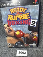 Ready 2 Rumble Boxing: Round 2 (Sony PlayStation 2, 2000) CIB Tested Working