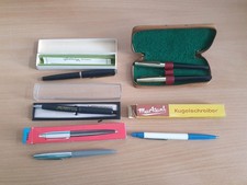 Konvolut 6x DDR Stifte,Füller,Kugelschreiber,Markant,Heiko,VEB,OVP,Goldring