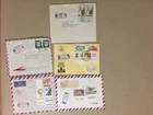 Ten  Israel registered covers only with TAB stamps (bn)