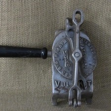 Antiguo vulcanizador SHALER VUL-KIT ~ Herramienta de reparación de neumáticos antigua ~ alrededor de 1920