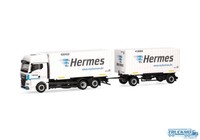 Herpa Hermes Man Tgx Gx Wechselkoffer-HäNgerzug 317658