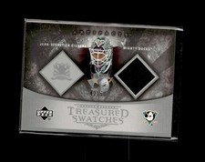 2005 UD Artifacts Treasured Swatches Jean-Sebastien Giguere 42/50 #TS-JG