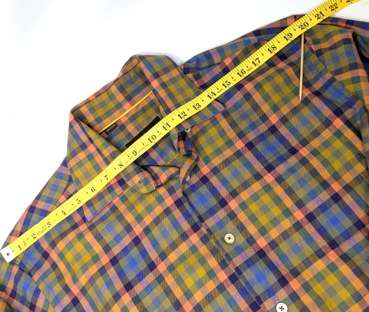 Robert Talbott Button down Long Sleeve Shirt Larg… - image 19