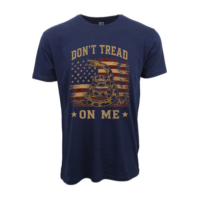 American Flag Dont Tread on Me Graphic T shirt