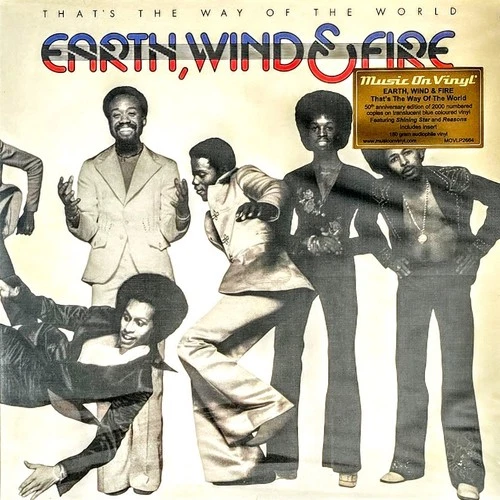 EARTH WIND & FIRE - THAT'S THE WAY OF THE WORLD 180-GRAM BLUE VINYL LP " NEW "