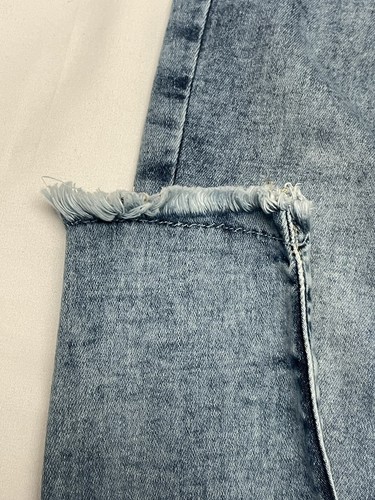 SO Jeans Girls Sz 7 Favorite Jegging High Rise Denim snaps Fringe Hippie New - Picture 7 of 13