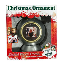 Christmas Ornament Digital Photo Frame Colors May Vary