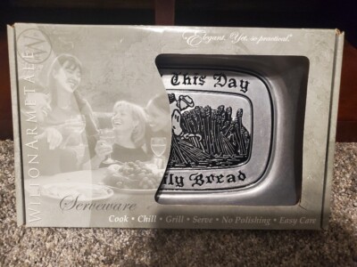 Wilton Armetale ''Give Us This Day Our Daily Bread'' Tray