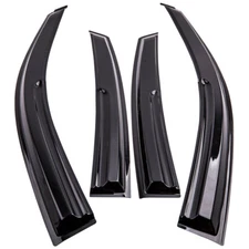4x Smoke Acrylic Window Visor Rain Guard Vent Shade for Toyota Corolla 2009-2013