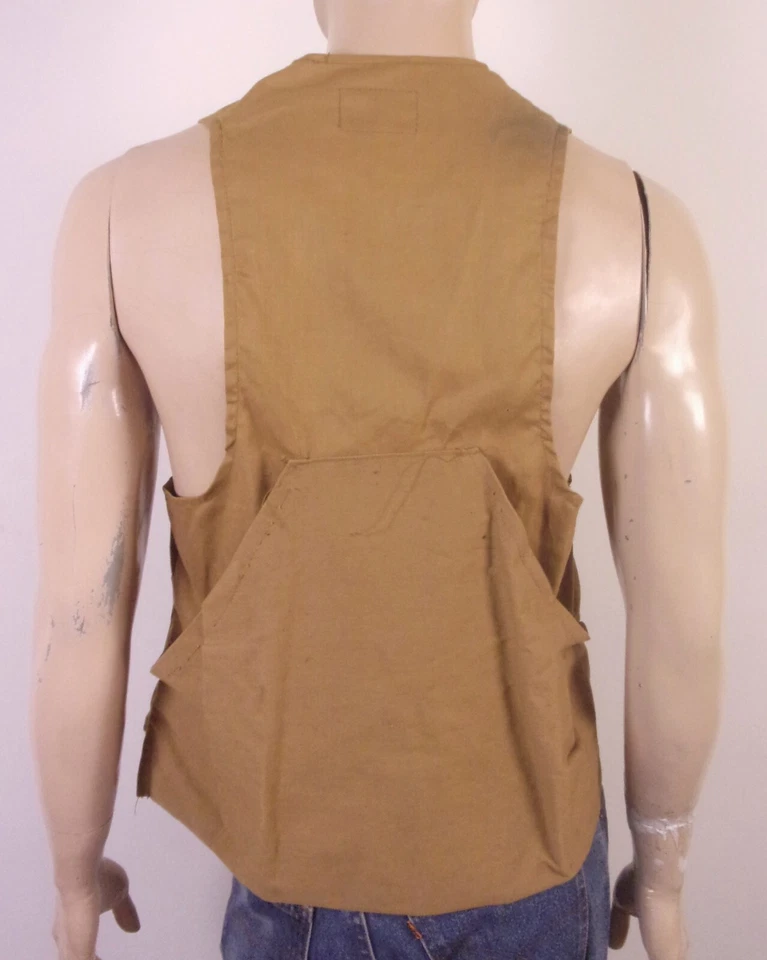 vintage 50s 60s Winchester Trailblazer Duck Canvas Hunting Vest USA made M/L - Image 4 of 4